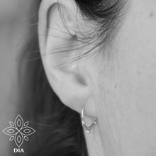 Load image into Gallery viewer, Silver Boho Nose Hoop
