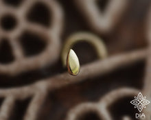 Load image into Gallery viewer, 14k Gold Tiny Drop Nose Stud