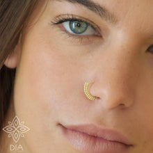 Load image into Gallery viewer, 14k Solid Gold Indian Nose Ring