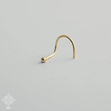 Load image into Gallery viewer, 14k Gold Tiny Dot Nose Stud