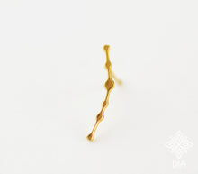 Load image into Gallery viewer, 14k Solid Gold Dainty Ear Climber Earring - Skylar