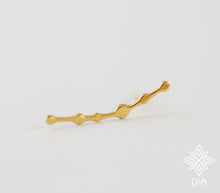 Load image into Gallery viewer, 14k Solid Gold Dainty Ear Climber Earring - Skylar
