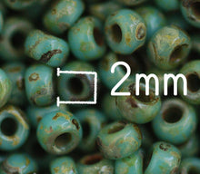 Load image into Gallery viewer, 14K Gold Beaded Turquoise Nose Hoop