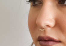 Load image into Gallery viewer, 14k Gold Boho Hoop Ring
