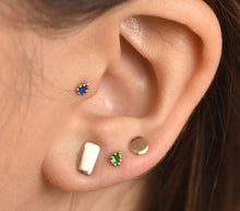 Load image into Gallery viewer, 14k Gold Unique Stud Earrings