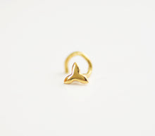 Load image into Gallery viewer, 14k Gold Trinity Nose Stud