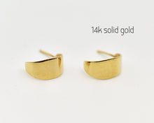 Load image into Gallery viewer, 14k Gold Classic Hoop Earrings