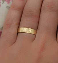 Load image into Gallery viewer, 14K Gold Birds Pattern Ring