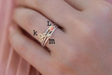 Load image into Gallery viewer, 14k Gold and Silver Stackable Rings