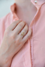 Load image into Gallery viewer, 14k Gold Filigree Boho Ring