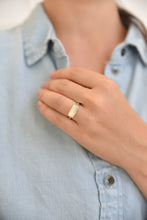 Load image into Gallery viewer, Sterling Silver Signet Rectangular Ring