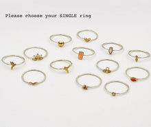 Load image into Gallery viewer, 14k Gold and Silver Stackable Rings