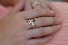 Load image into Gallery viewer, 14k Gold and Silver Stackable Rings