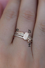 Load image into Gallery viewer, 14k Gold and Silver Stackable Rings