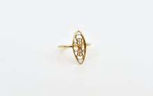 Load image into Gallery viewer, 14k Gold Filigree Boho Ring