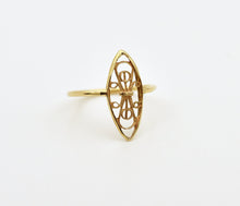 Load image into Gallery viewer, 14k Gold Filigree Boho Ring