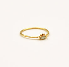 Load image into Gallery viewer, 14k Gold Evil Eye Ring with Opal