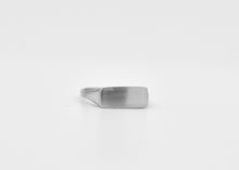 Load image into Gallery viewer, Sterling Silver Signet Rectangular Ring