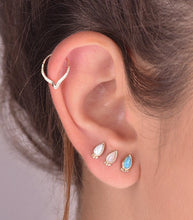 Load image into Gallery viewer, 14k Gold Gemstone Stud Earrings