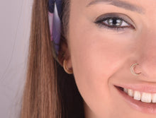 Load image into Gallery viewer, 14k Gold Layered Nose Ring