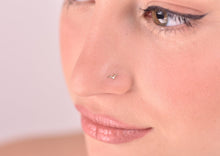 Load image into Gallery viewer, 14k Gold Minimalist Bird Nose Stud