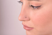 Load image into Gallery viewer, 14k Solid Gold Geometric Nose Stud