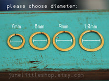 Load image into Gallery viewer, 14k Gold Hammered Hoop Ring