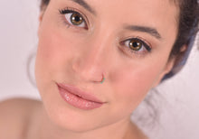 Load image into Gallery viewer, 14k Gold Turquoise Beads Nose Ring