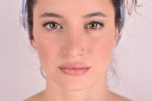 Load image into Gallery viewer, Silver Double Nose Hoop