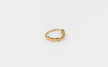 Load image into Gallery viewer, 14k Gold Leaves Pattern Nose Ring