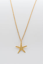 Load image into Gallery viewer, 14k Gold Starfish Pendant