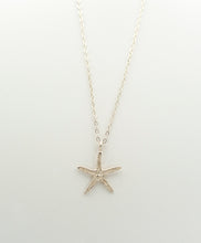 Load image into Gallery viewer, Sterling Silver Starfish Necklace
