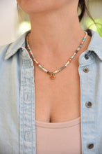 Load image into Gallery viewer, 14k Gold Beaded Gemstone Necklace