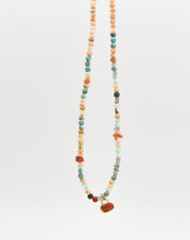Load image into Gallery viewer, 14k Gold Beaded Gemstone Necklace