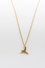 Load image into Gallery viewer, 14k Gold Bird Pendant with Diamond