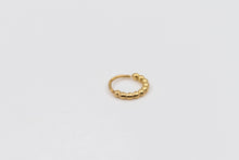 Load image into Gallery viewer, 14k Solid Gold Boho Beaded Nose Ring