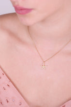 Load image into Gallery viewer, 14k Gold Starfish Pendant