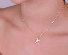 Load image into Gallery viewer, Sterling Silver Starfish Necklace