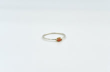 Load image into Gallery viewer, Sterling Silver Pink Coral Evil Eye Ring