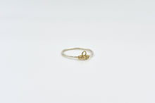 Load image into Gallery viewer, 14k Gold and Silver Flower Ring
