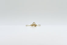 Load image into Gallery viewer, 14k Gold and Silver Flower Ring