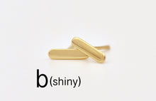 Load image into Gallery viewer, 14K Gold Tiny Geometric Earrings