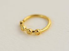 Load image into Gallery viewer, 14k Solid Gold Dotted Nose Ring