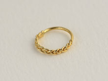 Load image into Gallery viewer, 14k Gold Braided Nose Ring