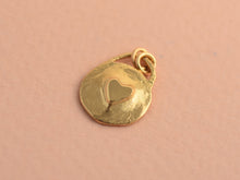 Load image into Gallery viewer, 14k Gold Heart Coin Pendant