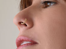 Load image into Gallery viewer, 14k Gold Twisted Nose Ring