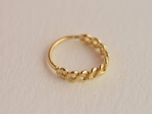 Load image into Gallery viewer, 14k Gold Twisted Nose Ring