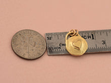 Load image into Gallery viewer, 14k Gold Heart Coin Pendant