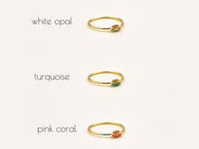 Load image into Gallery viewer, Set of Two 14k Solid Gold Dainty Crown Sun Rings
