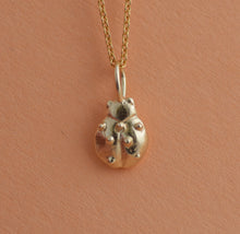 Load image into Gallery viewer, 14k Gold Ladybug Pendant